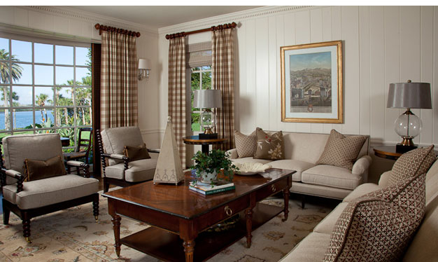 Top tacked side panels, Window Treatment