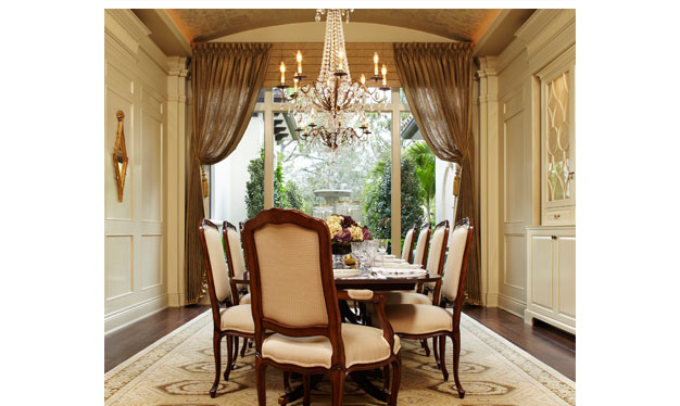 Goblet pleated side panels, Window Treatment